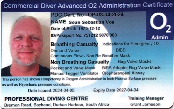 Certificate: Advanced O2 Administration